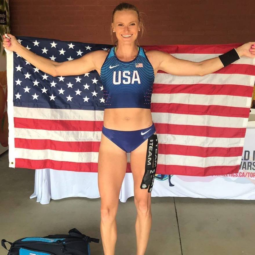 Katie Nageotte lần đầu tiên tham dự Olympic